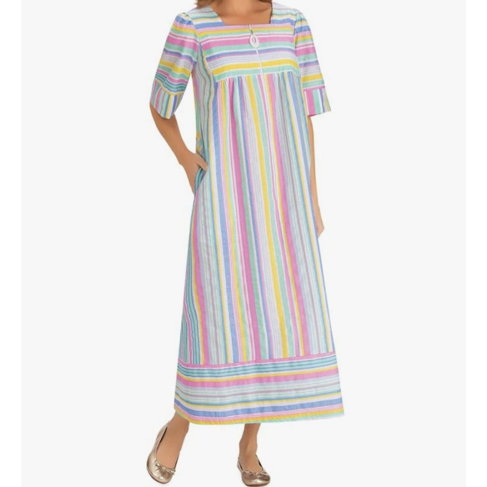 COLLECTIONS ETC. Kaftan MuMu Caftan Size 2X Maxi Dress